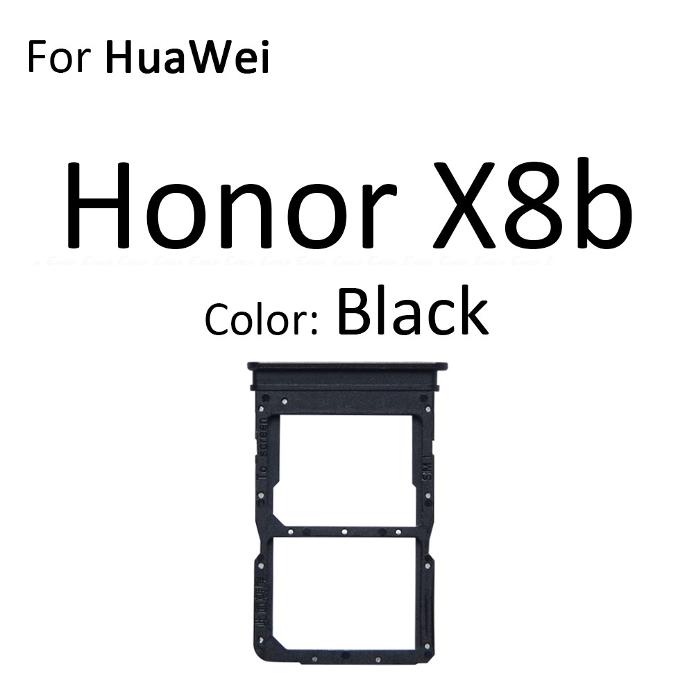 Thẻ Sim Micro SD Khay Thẻ Ổ Cắm Giá Đỡ Khe Cắm Hộp Nối Bộ Chuyển Đổi ReaderFor HuaWei Honor X9 4G X9a X9b X8b 5G Thay Thế Các Bộ Phận