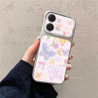 Ốp Lưng Cho Tecno Spark Go 3 Cửa Sổ Lớn Mờ Cao Cấp Vỏ Điện Thoại Thẩm Mỹ Bướm Nhiều Màu Sắc Và Mèo Dễ Thương Họa Tiết Thiết Kế Mới
‌