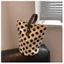 Simple French Retro Handbags, Work Bag, Polka Dot Lunch Box, Canvas Bag, Bento Handbag, Versatil