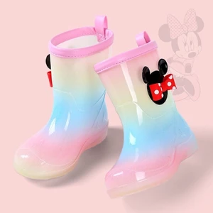 Mùa Hè Trong Suốt Giày Đi Mưa Trẻ Em Chống Trơn Trượt Chống Thấm Nước Giày Trẻ Em Giày Đi Mưa Bé
