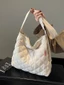 Túi Tote vuông Cotton thông thường có thêu và sử dụng dung tích lớn hàng ngày