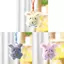 Móc khóa chú thỏ sang trọng có sợi Polyester để trang trí quà tặng và túi xách cho bé gái