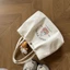 Miffy Rabbit Canvas Shoulder Bag Women's Embroidered Fashion Versatile Large Capacity Underarm S