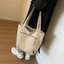 Thick Canvas Bags For Office Workers, Commuting Bags, Simple And Versatile Womens Shoulder Bags,