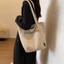 Thick Canvas Bags For Office Workers, Commuting Bags, Simple And Versatile Womens Shoulder Bags,