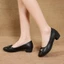Single Shoes For Women, Soft Sole, Soft Surface, Thick Heel, Medium Heel, Round Toe, Medium L