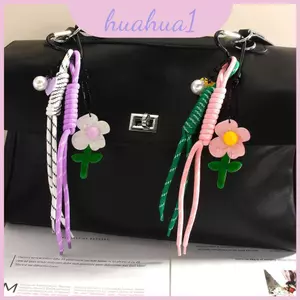 Phụ kiện túi đựng chìa khóa hoa Acrylic Miu có thủ công cho mùa xuân thủ công