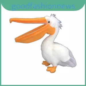 Động vật Pelican Plushie với mỏ dài Đồ chơi chim nhồi bông để trang trí phòng trẻ em