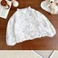 Áo khoác cho bé gái Áo cardigan họa tiết hoa thời trang tươi mới cho bé gái Phong cách hợp thời