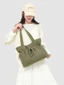 Túi Tote kẻ sọc thời trang có chất liệu Nylon để sử dụng hàng ngày Phong cách nữ đường phố