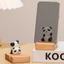 Giá đỡ điện thoại gấu trúc Phụ kiện để bàn bằng nhựa dễ thương để trang trí văn phòng và nhà cửa