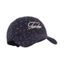 Korean Alphabet Embroidered Floral Baseball Cap For Women With Big Face, Small Peaked Cap, Wide