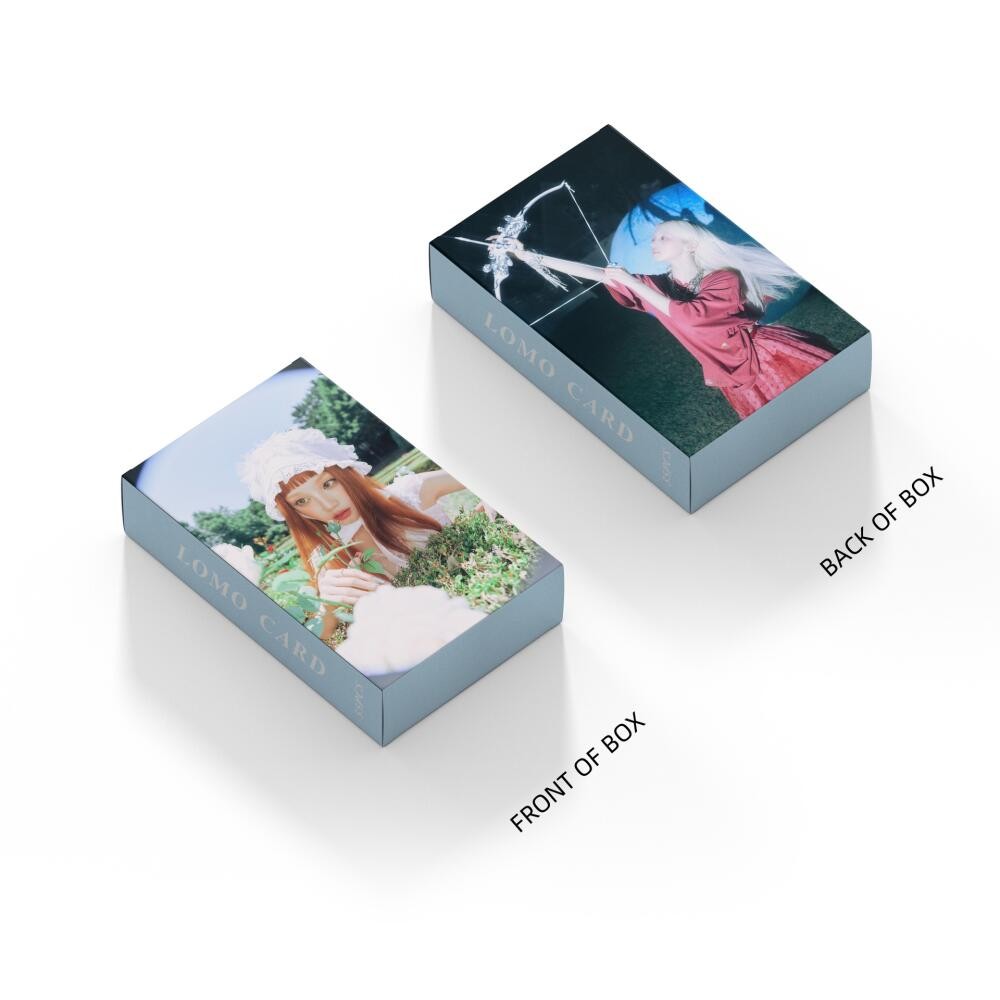 LINXX 55 CÁI GIDLE Yuqi Động lực Lomo Cards K-Pop Girl Group Fan Collection Thẻ ba chiều Hàng hóa Quà tặng cho người hâm mộ
