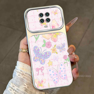 Ốp Lưng Cho Redmi Note 9 Pro Note 9s Note 9 4G Cửa Sổ Lớn Mờ Cao Cấp Vỏ Điện Thoại Thẩm Mỹ Nhiều Màu Sắc Bướm Và Mèo Dễ Thương Họa Tiết Thiết Kế Mới
‌