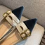 Small Fragrant Style Pointed Toe Flat Shoes For Women Spring New Style Color Matching Temperamen
