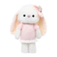 Thỏ Kidfriendly Plushie Với Vải Dài Sang Trọng Và Bông Pp Cho Bé Gái