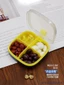 Hộp Đựng Thuốc Di Động Di Động Kích Thước Nhỏ Tuần Mini 7 Ngày Đóng Gói Dung Tích Lớn Kín Hộp Di Động Người Cao Tuổi Hộp Đựng Thuốc Nhỏ
