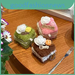 Món Tráng Miệng Dễ Thương Sang Trọng Móc Khóa Dâu Sôcôla Và Bánh Matcha Ủng Hộ Cho Bữa Tiệc