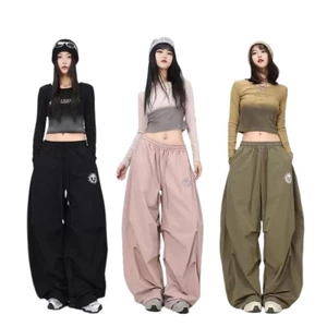 Quần bảo hộ lao động hip-hop Mỹ dành cho nữ, quần dài hip-hop chuối thời trang khiêu vũ jazz,