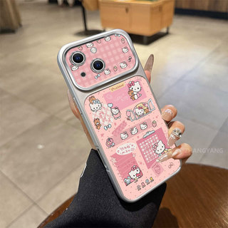 Ốp Lưng Cho iPhone 14 Pro Max 14 Plus Cửa Sổ Lớn Mờ Cao Cấp Vỏ Điện Thoại Thẩm Mỹ Nhiều Màu Sắc Bướm Và Mèo Dễ Thương Họa Tiết Thiết Kế Mới
‌