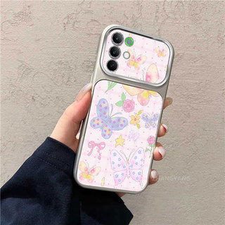 Ốp Lưng Cho Realme C85 C85 Pro 4G C83 Cửa Sổ Lớn Mờ Cao Cấp Vỏ Điện Thoại Thẩm Mỹ Nhiều Màu Sắc Bướm Và Mèo Dễ Thương Họa Tiết Thiết Kế Mới
‌