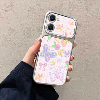 Ốp Lưng Cho VIVO Y03 Y03T Y36 Y18 4G Cửa Sổ Lớn Mờ Cao Cấp Vỏ Điện Thoại Thẩm Mỹ Bướm Nhiều Màu Sắc Và Mèo Dễ Thương Họa Tiết Thiết Kế Mới
‌