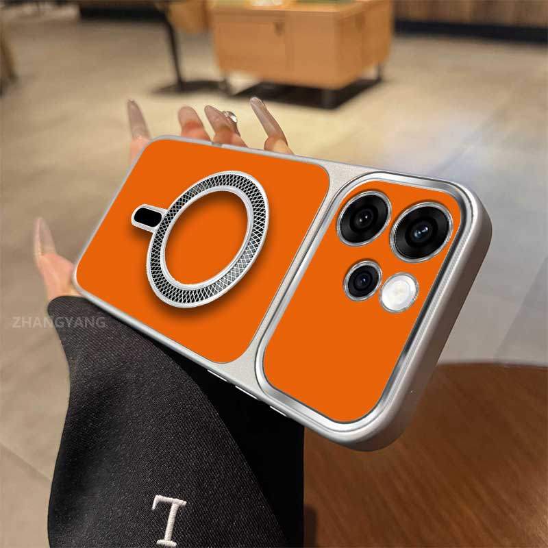 Ốp Lưng Cho OPPO Reno 15 Reno 15 Pro Reno 15F Reno 15C 5G Ốp Điện Thoại TPU Mờ Cao Cấp Mới Màu Sắc Thẩm Mỹ Và Bề Mặt Sáng Thiết Kế Vòng Hút Từ Tính