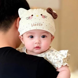 Nón Sơ Sinh Xuân Thu Mỏng Thai Nhi Nón Nữ Bé Nhỏ Tháng Tuổi Chống Gió Chui Đầu Cho Bé Nguyên C