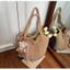 New Korean Style High-looking Pastoral Style Cotton Rope Woven Bag For Women Traveling Fashionab