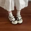 High-looking Polka Dot Sports Sandals For Women, New Summer Women's Shoes, Breathable Hollow Fla