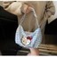 Japanese Cartoon Plaid Canvas Bag For Women Summer Large-capacity Dumpling Bag Versatile Student