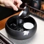 Stoneware Trà Bồn Rửa Lớn Màu Gốm Gia Đình Bát Nước Trà Bảo Quản Bộ Trà Phụ Kiện Bình Đựng Trà Retro Nhật Bản [Bồi Thường Gói Thiệt Hại]