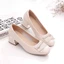 High-heeled Single Shoes, Work Shoes, Soft Soles, Casual Professional Non-slip Leather Shoes,