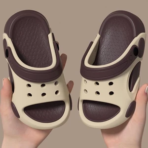 đôi sandal trẻ em cho bé trai và bé gái, dép đi trong nhà hai lớp đế mềm chống trượt dễ thương c