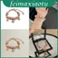 Phụ kiện tay đính cườm không có Ip dành cho nữ có băng phức tạp và hình trái tim tình yêu để sử dụng quà tặng hoặc cá nhân