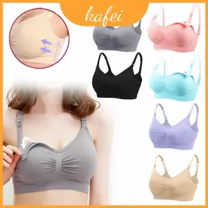 Áo ngực cho con bú liền mạch sang trọng với 4 hàng 3 móc và khóa lưng mắt để hỗ trợ tối đa