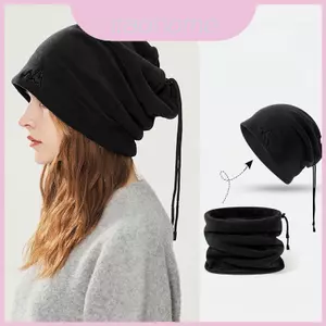Mũ lông cừu Polyester mềm có bịt tai và che cổ cho mùa thu đông đi lại