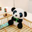 Túi Mini sang trọng gấu trúc mềm theo chủ đề với thiết kế khối màu cho hàng ngày