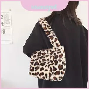 Tote Cô Gái Hươu In Mềm Có Túi Bên Trong Và Đóng Từ Tính Hàng Ngày Cho Thời Trang