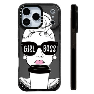 Ốp Sạc Từ Tính Không Dây Tương Thích Cho IPhone 17 Pro Max Cover Girl Lip Print Coffee 17 Pro Silicone Mềm Trong Suốt Cản 17 Vỏ Chống Sốc Không Khí
