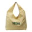 Tote Nylon hợp thời trang với chi tiết hàng đầu và chữ cái mở để mua sắm và đi chơi hàng ngày