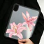 Ốp lưng cứng trong suốt HUAWEI MatePad 10.4 SE 11 SE11 Air 11.5 S 11.5S Pro10.8 11 Pro11 12X T10 T10s Honor Pad X8 X8Lite Soft Pink Lily Minh họa