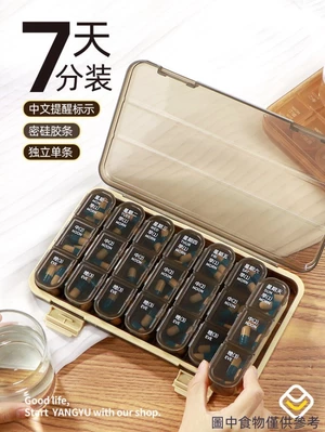 Hộp Đựng Thuốc Ba Bữa Ăn Một Ngày Một Tuần Bảy Ngày Thuốc Di Động Y Học Nhắc Nhọn Thuốc Thuốc Di Động Hộp Đóng Gói Phụ