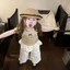 Bộ đồ bé gái mùa hè mới bé gái ngọt ngào và thời trang giả hai mảnh áo ngắn tay ống rộng mông qu