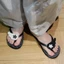 Korean Style Wing Polka Dot Contrasting Color Millennium Flip-flops Style Flip-flops Flat Bottom