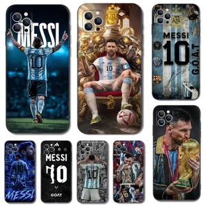 IPhone 12 13 14 Mini Pro Max Plus TPU Khả năng tương thích Vỏ mềm Vỏ điện thoại Vỏ bảo vệ A8 Lionel Messi