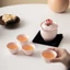 Bộ Trà Du Lịch Hoa Pinch Một Nồi Bốn Cốc Cốc Cốc Nhanh Cắm Trại Ngoài Trời Ấm Trà Trà Bảo Quản Di Động [Bồi Thường Gói Hư Hại]