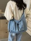 Túi Nylon đeo chéo thời trang có cấu trúc mềm mại và thiết kế phồng phồng để du lịch giải trí