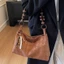 Ethnic Style Beaded Handbag New Retro Casual Versatile Bucket Bag Womens Design Suede Underarm B