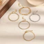 Vòng tay thép pha lê Cz Zircon có thể điều chỉnh thời trang dành cho nữ để mặc công sở thanh lịch